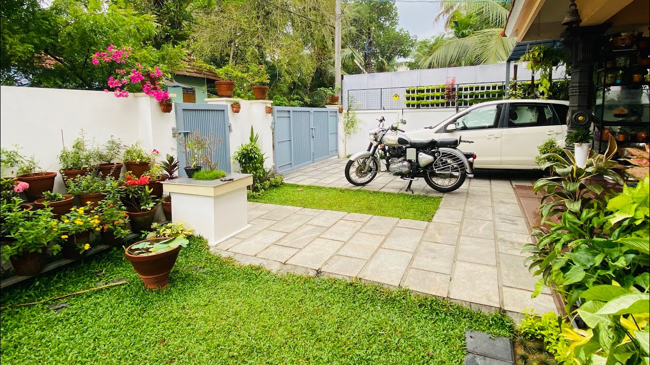 House frontyard after Pearl grass Bangalore